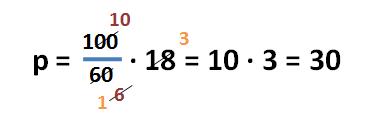 Formel zur Berechnung des Prozentsatzes - Beispielaufgabe