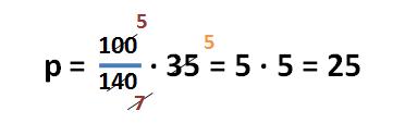 Formel zur Berechnung des Prozentsatzes - Beispielaufgabe 2